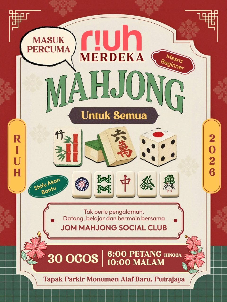 Riuh Merdeka Mahjong untuk semua