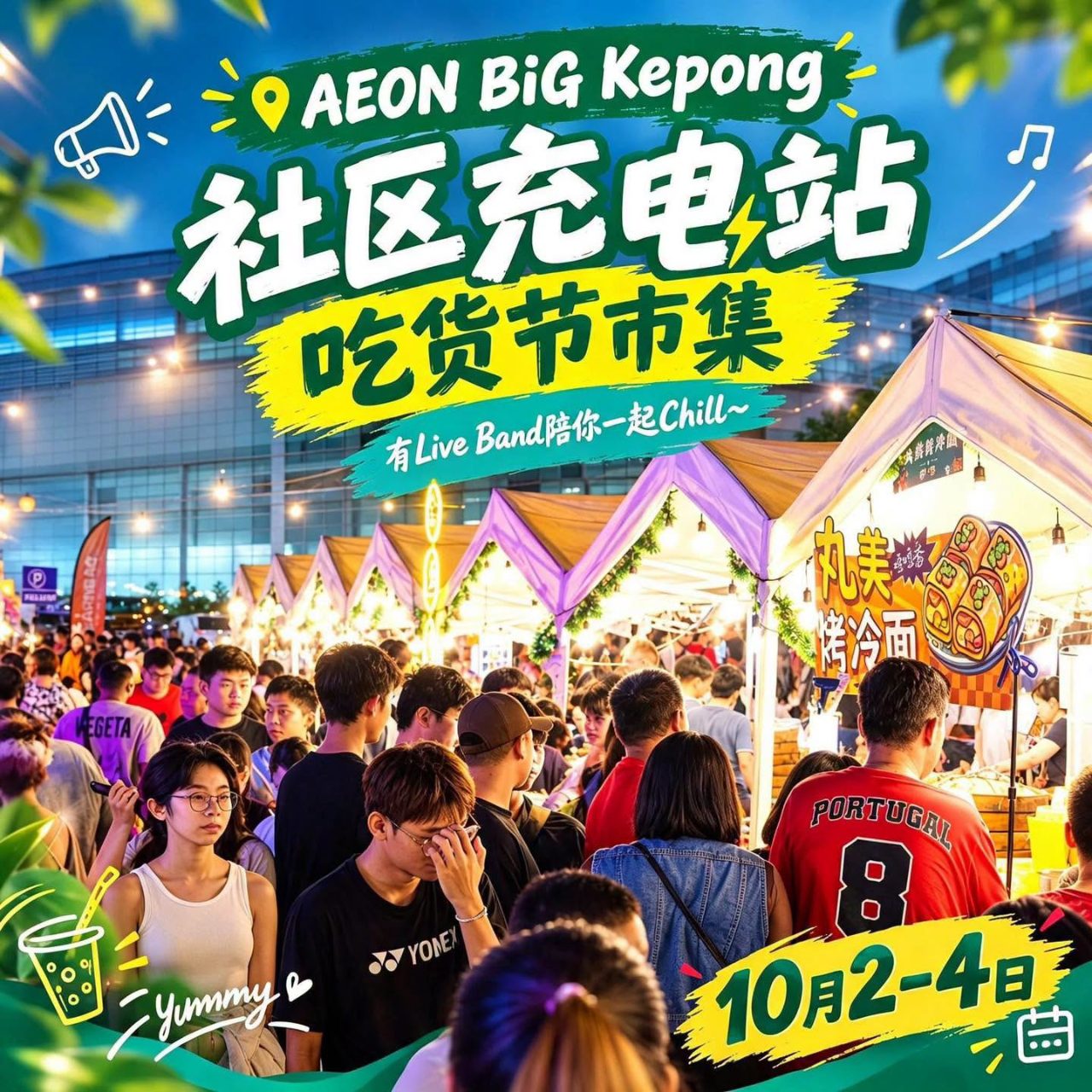 吃货节来了 V31 × CHILL《社区充电站》- AEON BiG Kepong.