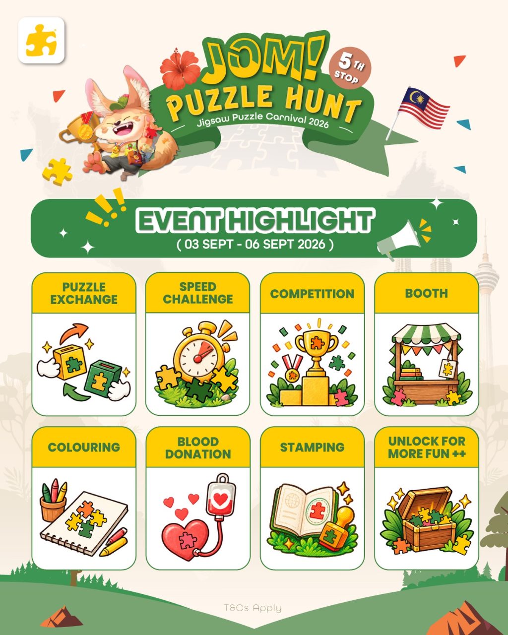 JOM! PUZZLE HUNT Jigsaw Puzzle Carnival 2026