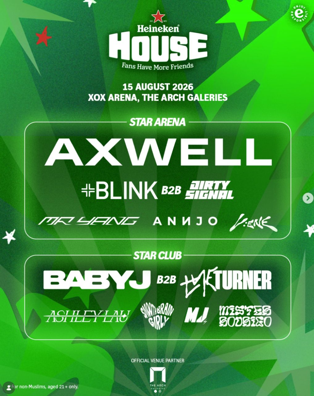 Heineken House 2026 - XOX Arena