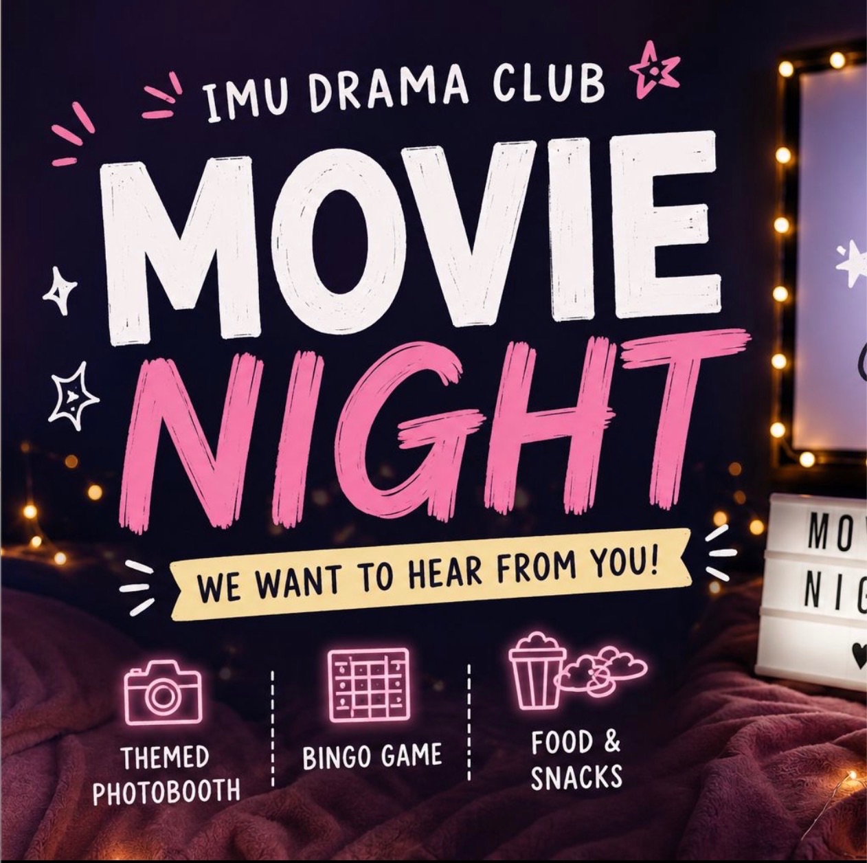 IMU University Drama Club Movie Night