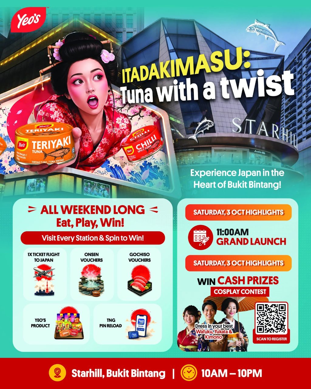 Yeo’s Itadakimasu – Tuna with a Twist @ Starhill Bukit Bintang