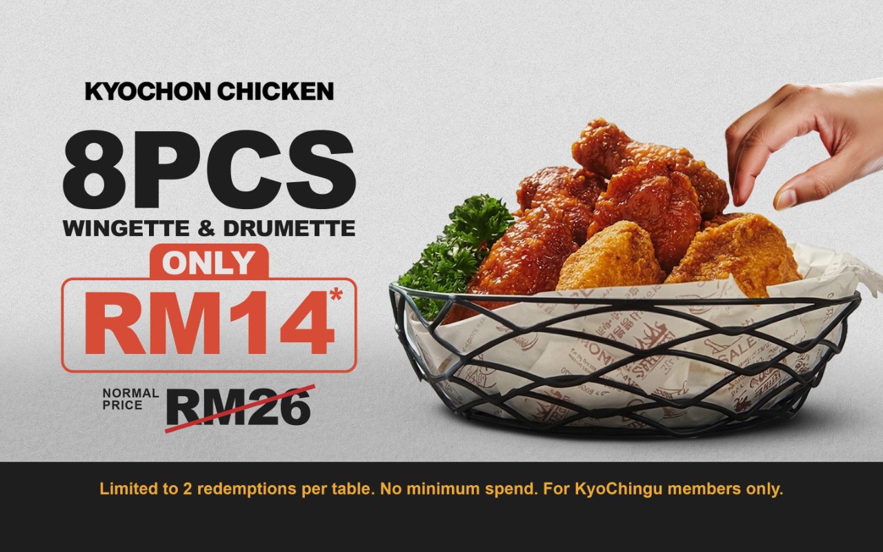 Kyochon Chicken RM14 for 8