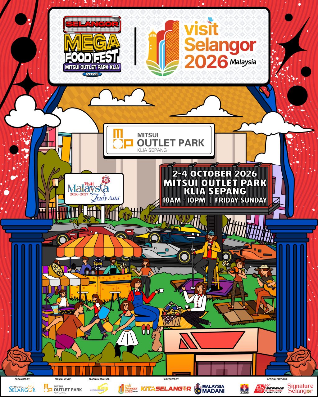 Selangor Mega Food Fest 2026 - Mitsui Outlet Park KLIA Sepang