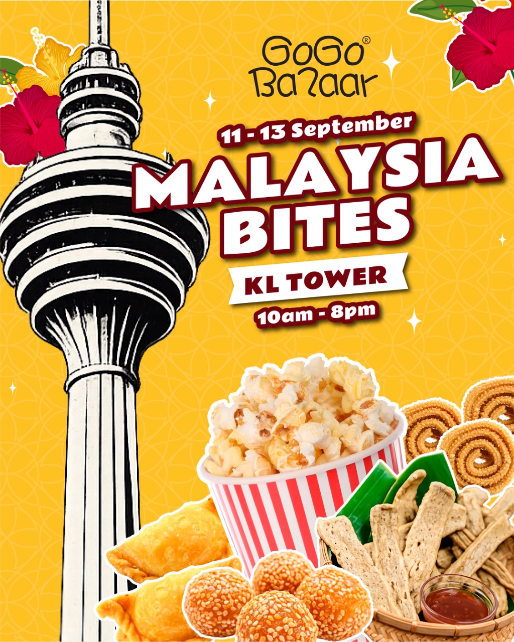 🇲🇾GOGO BAZAAR-MALAYSIA BITES MARKET @ KL TOWER 🇲🇾