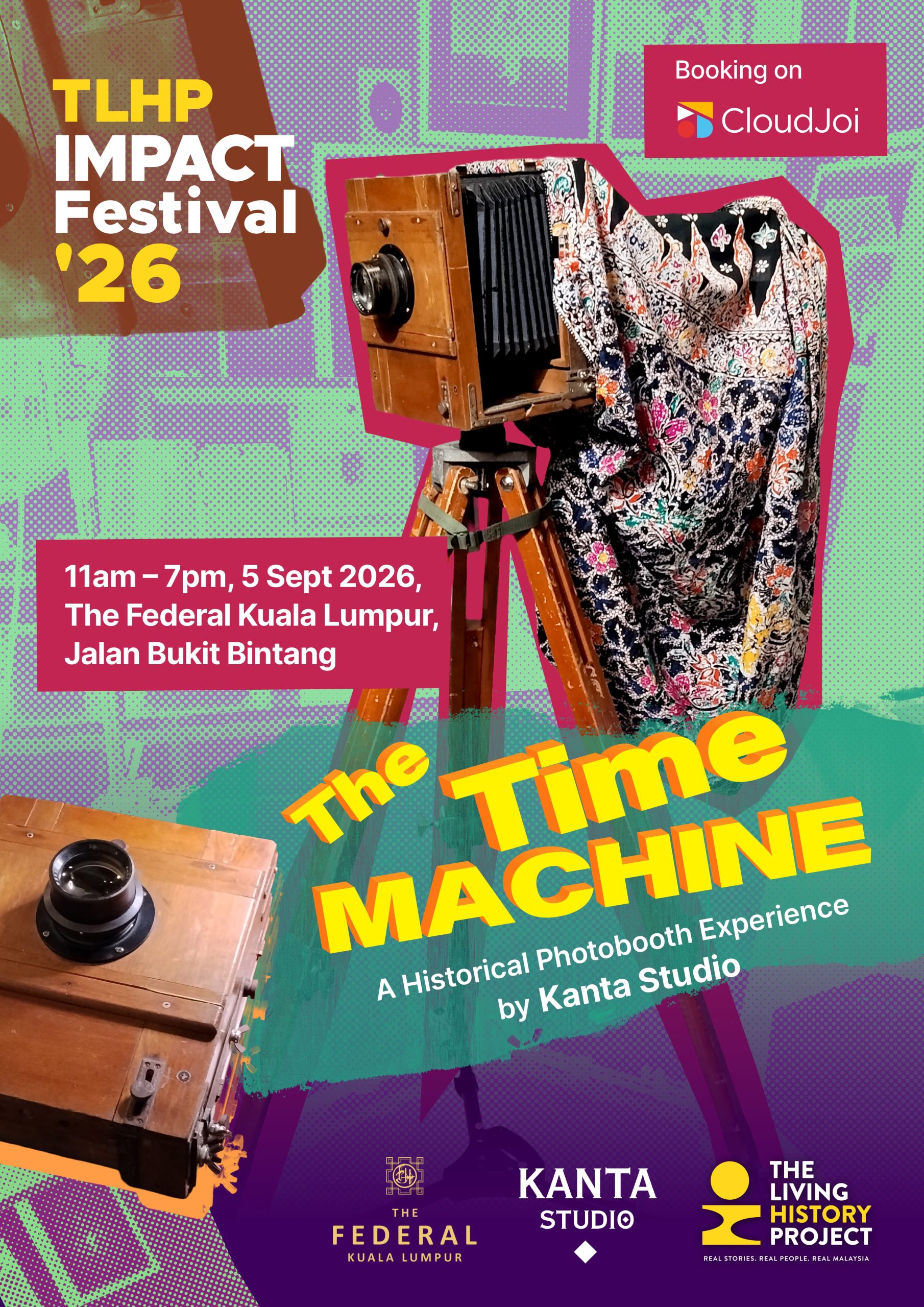 The Time Machine: A Historical Photobooth Experience by Kanta Studio