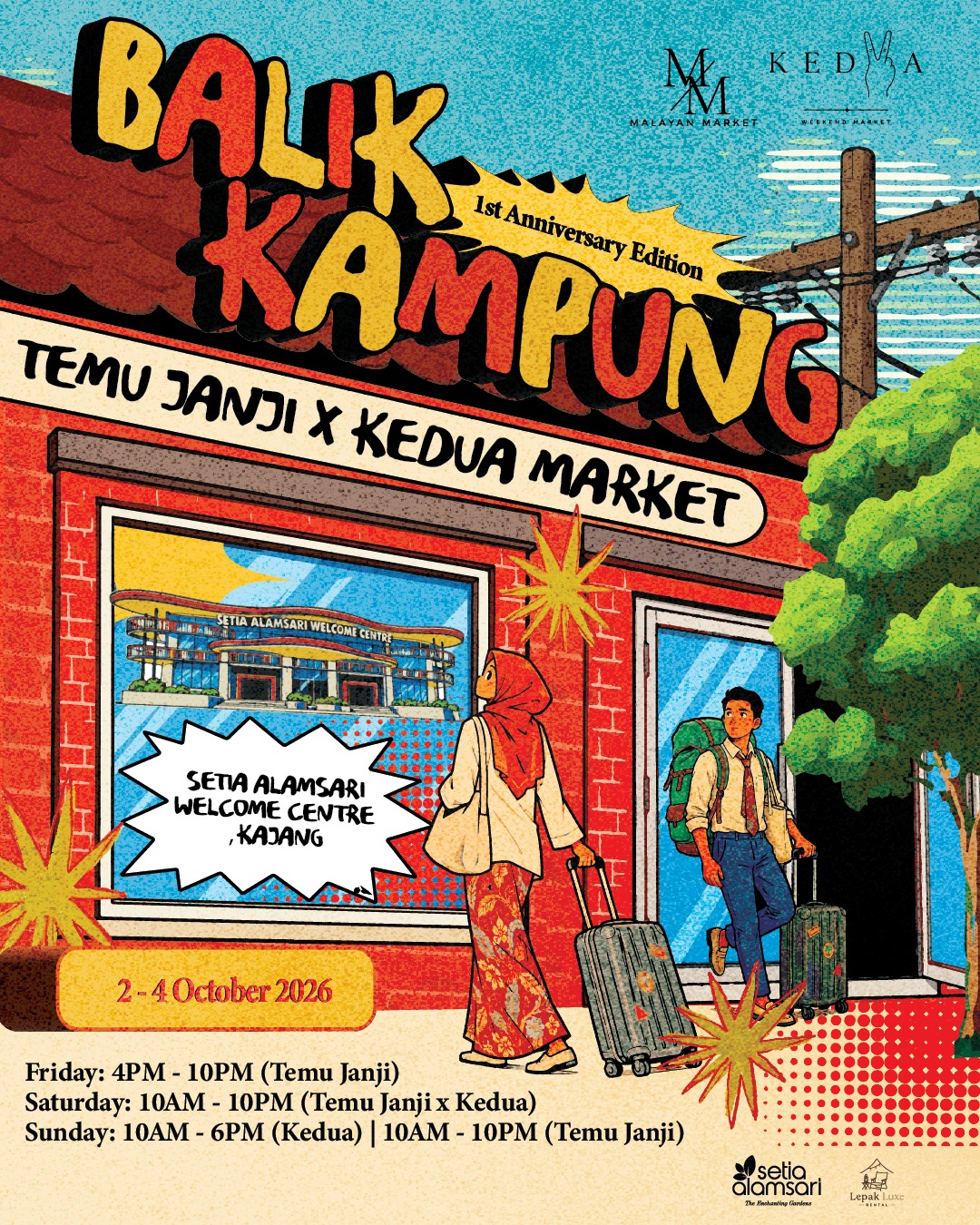 Temu Janji × Kedua Market: Balik Kampung (1st Anniversary Edition)