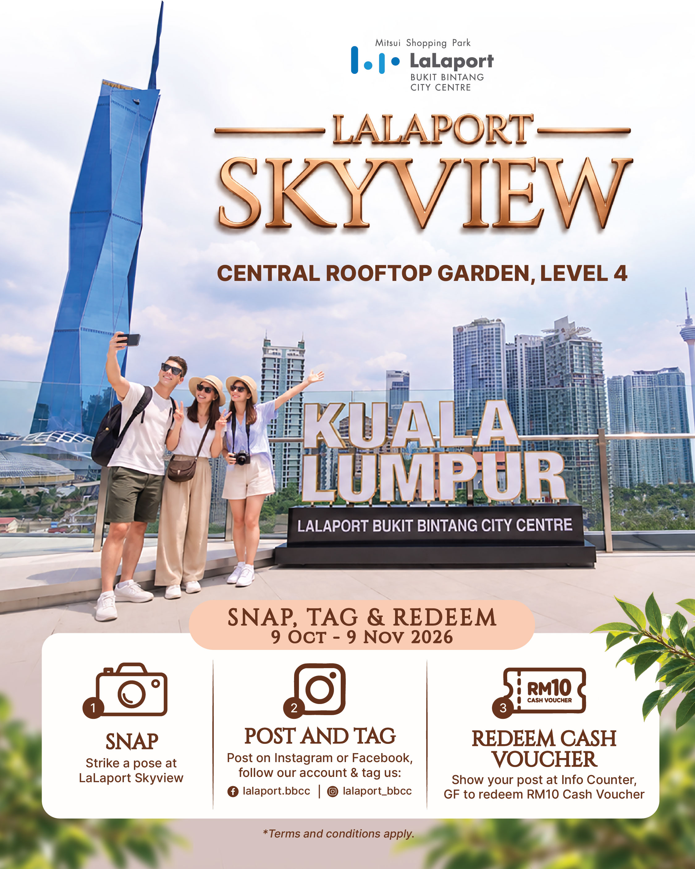 LaLaport SkyView: Snap, Tag & Redeem