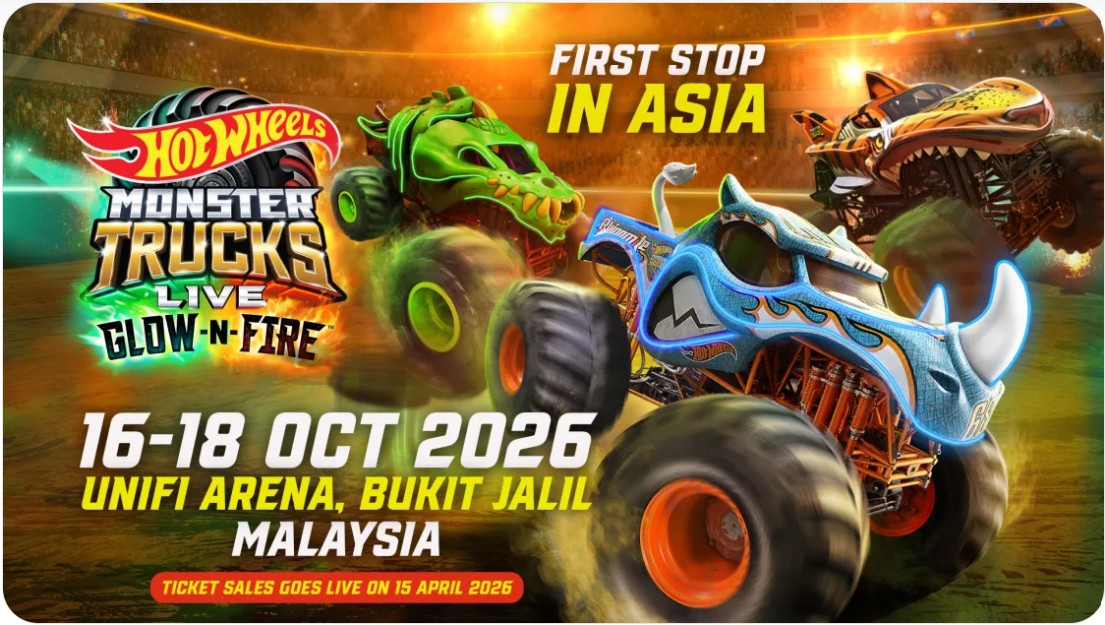 Hot Wheels Monster Trucks LIVE Glow & Fire