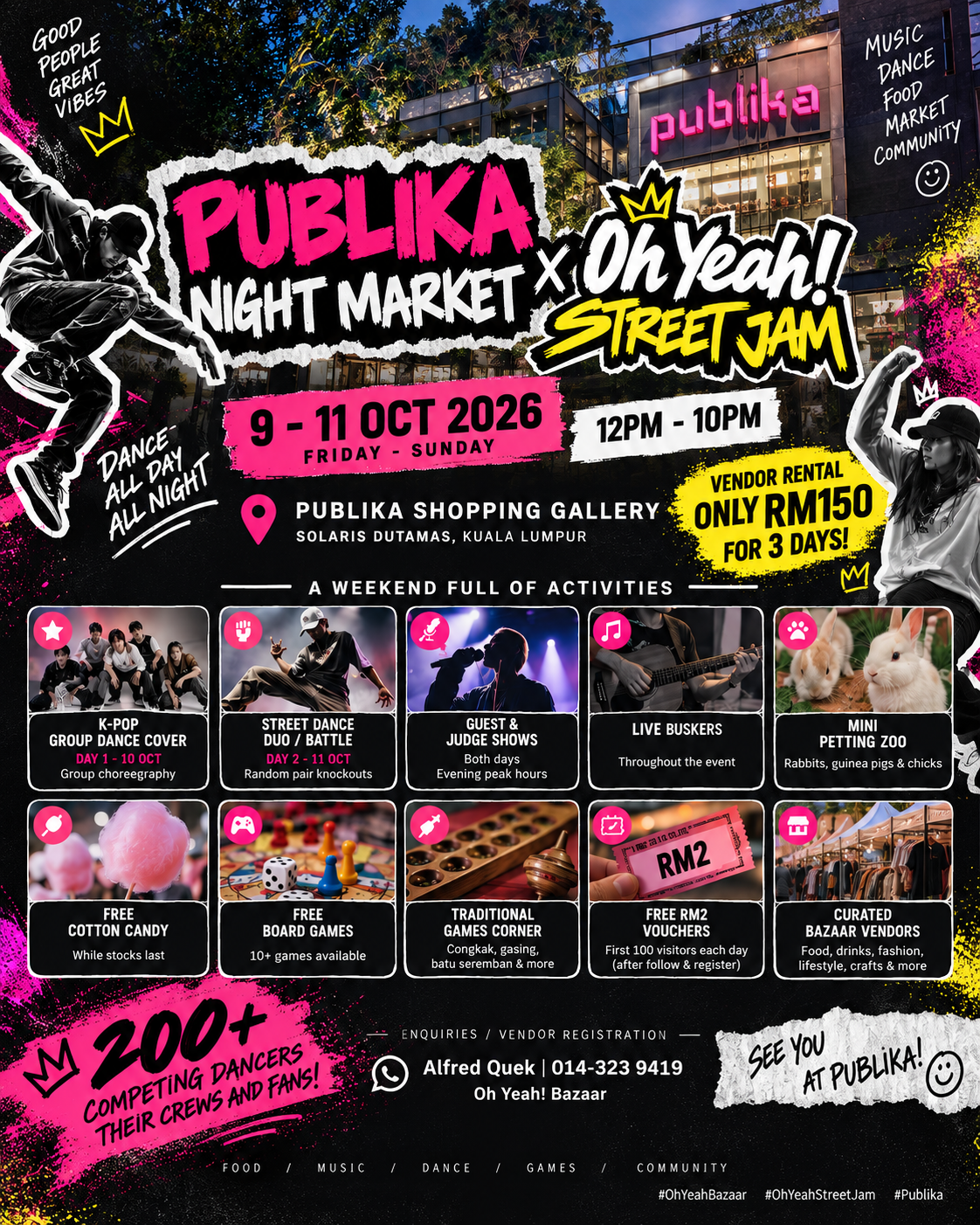 PUBLIKA NIGHT MARKET X OH YEAH! STREET JAM