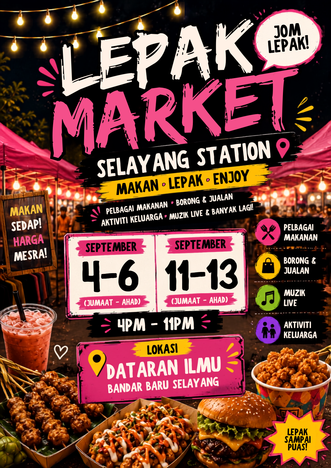 Lepak Market @ Selayang Station