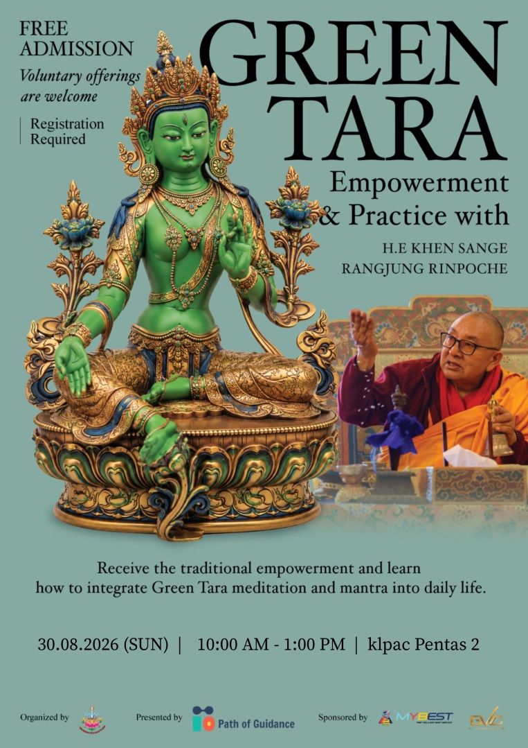 Green Tara Empowerment & Practice with H.E Khen Sange Rangjung Rinpoche