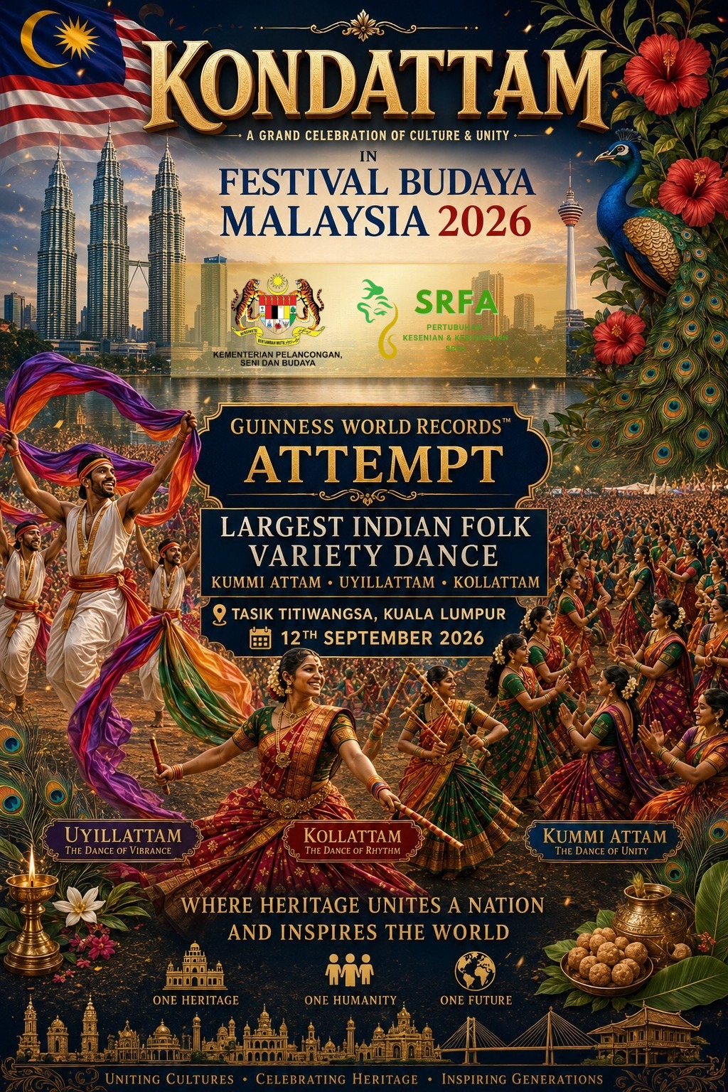 Malaysia World Kondattam 2026: Guinness World Record Attempt