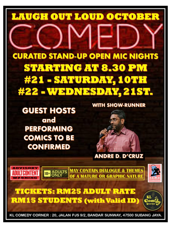 LAUGH OUT LOUD # 22 Stand-Up Comedy Open Mic