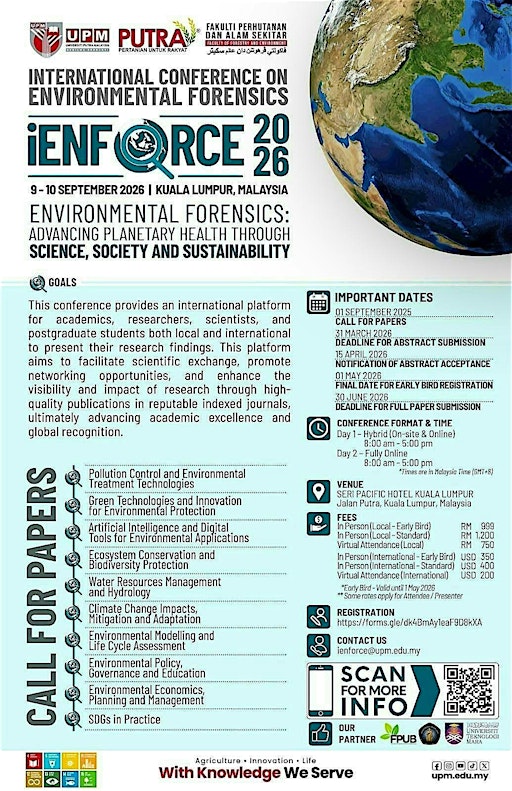 International Conference on Environmental Forensics (iENFORCE 2026)