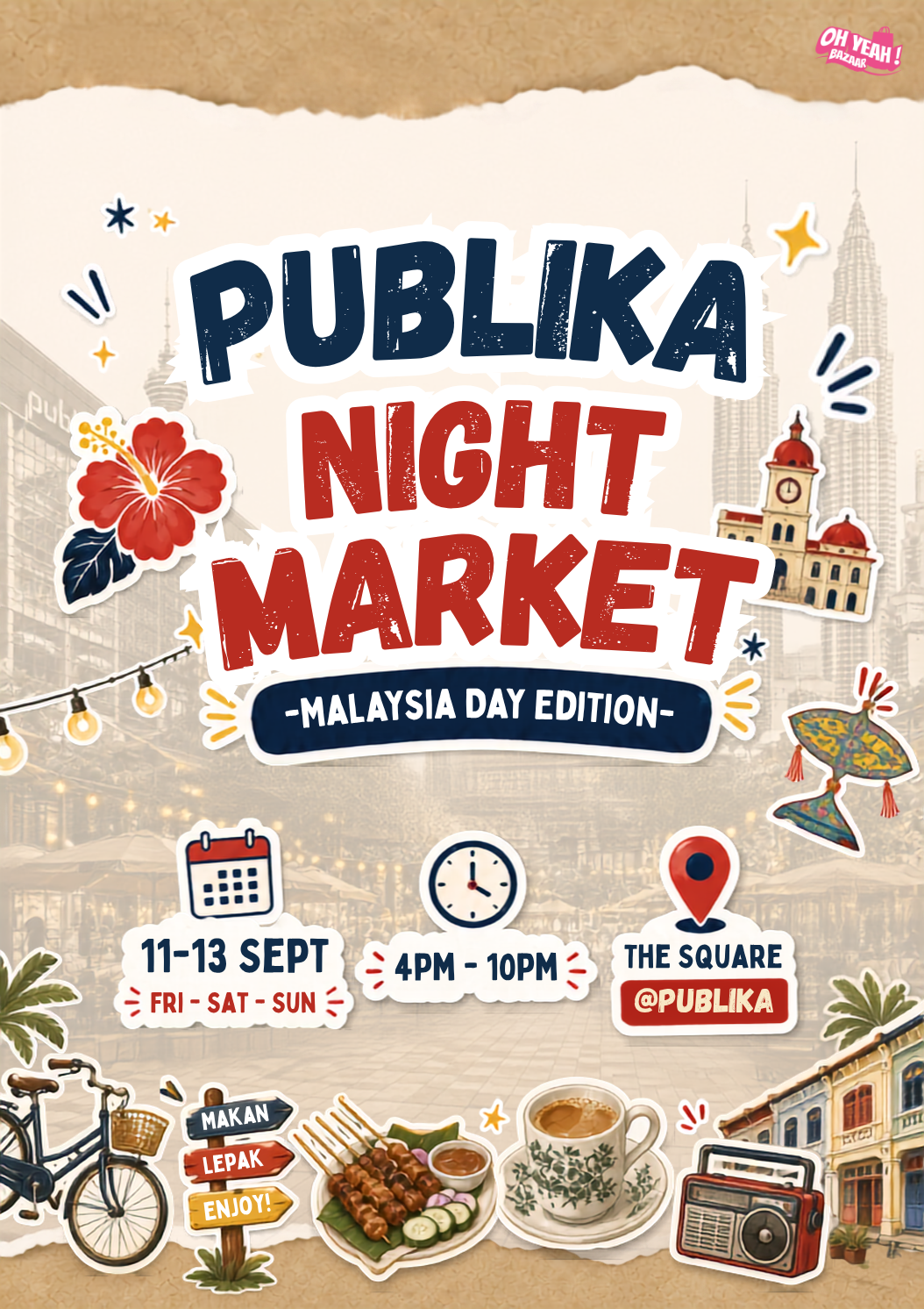 Publika Night Market - Malaysia Day Edition